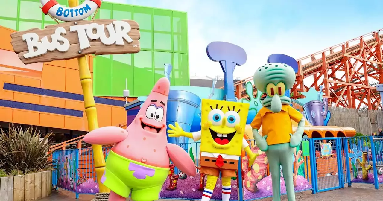 Young Thrill Seekers Can Now Meet Spongebob And Friends At Pleasure Beach