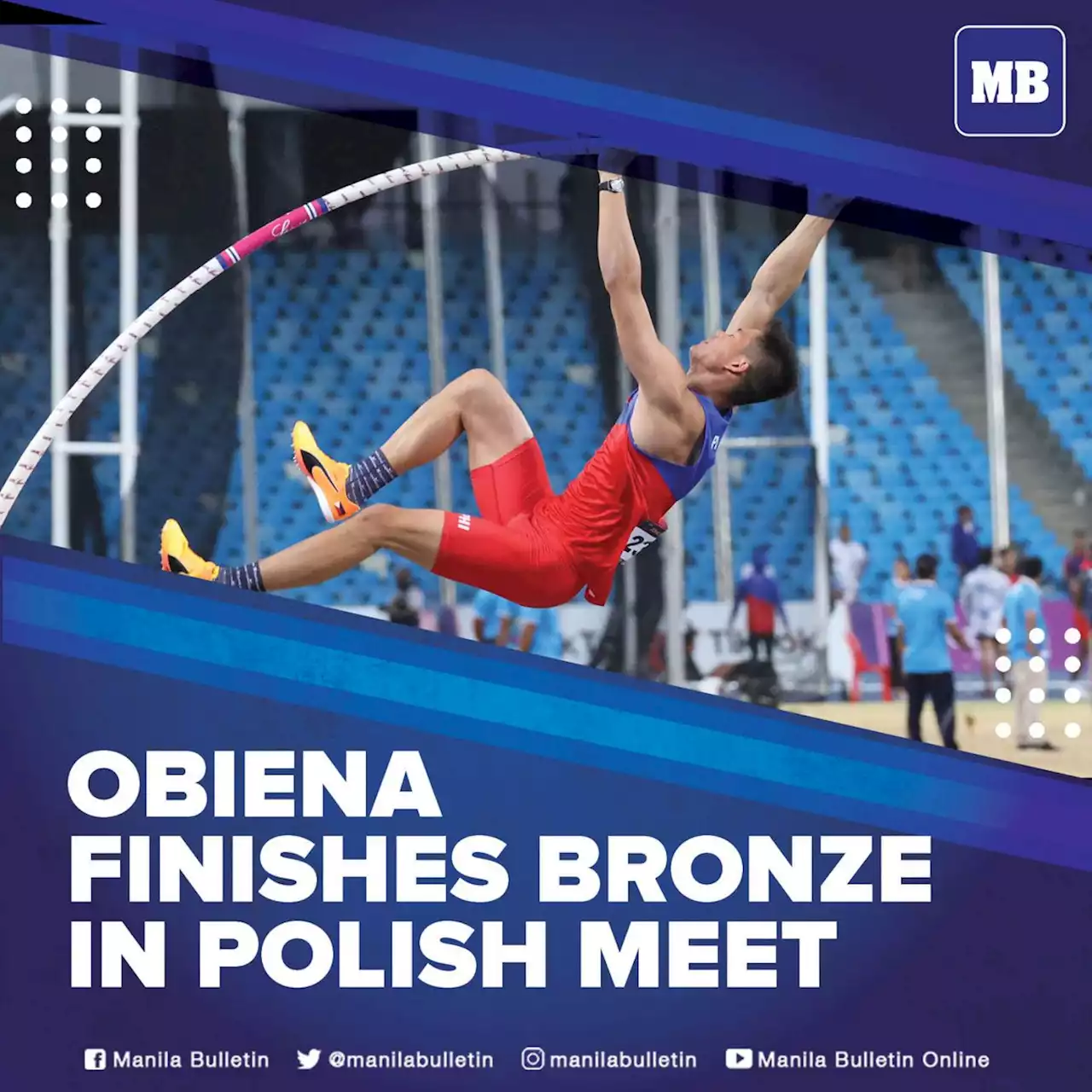 Obiena finishes bronze in Polish meet