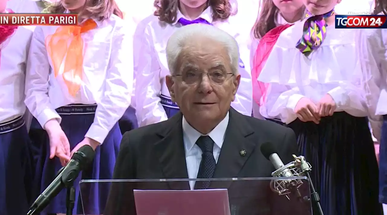 Mattarella: 'L'Europa è un luogo ideale fatto di persone e sogni'