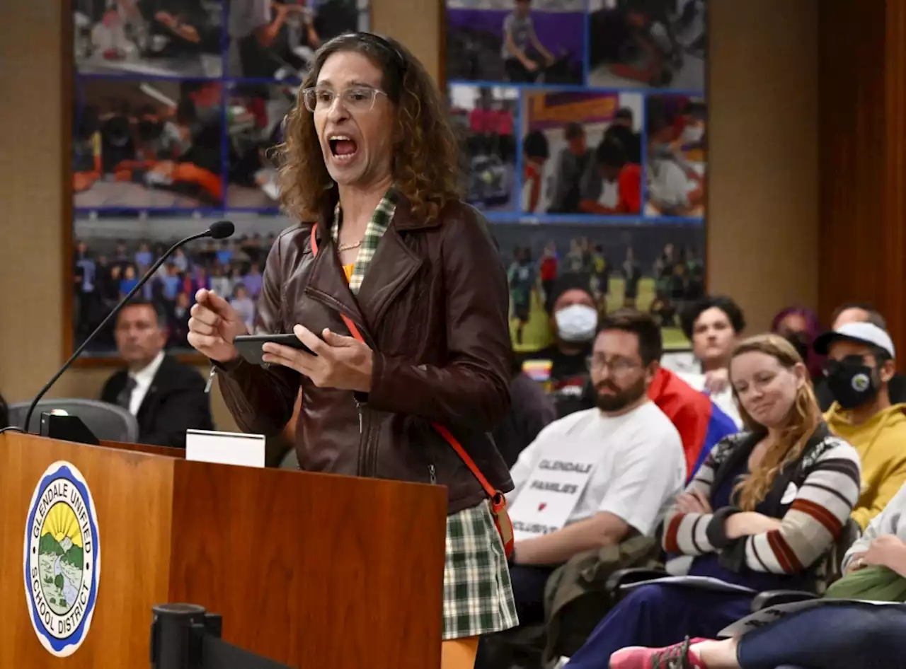 LGBTQ protections and gender policy sparks brawl at Southern California school district headquarters