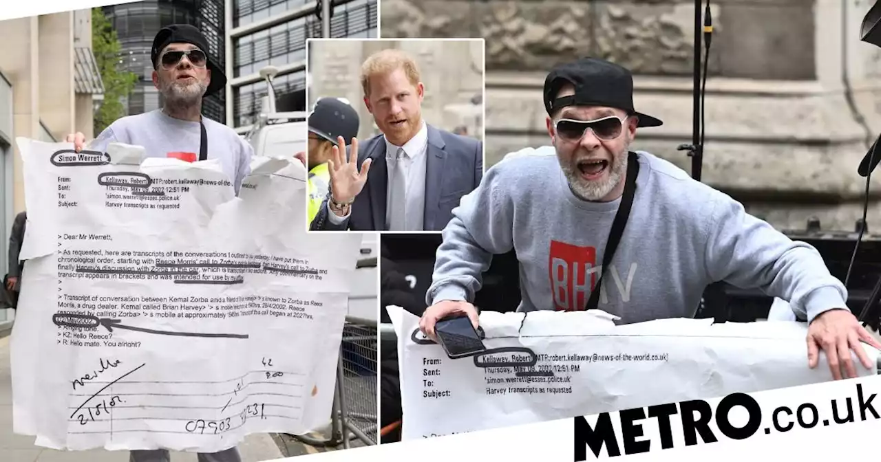 East 17 singer Brian Harvey disrupts BBC live broadcast to ‘heckle Prince Harry’