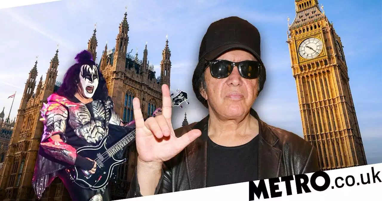 Kiss star Gene Simmons surprises MPs as he rocks up to Houses of Parliament