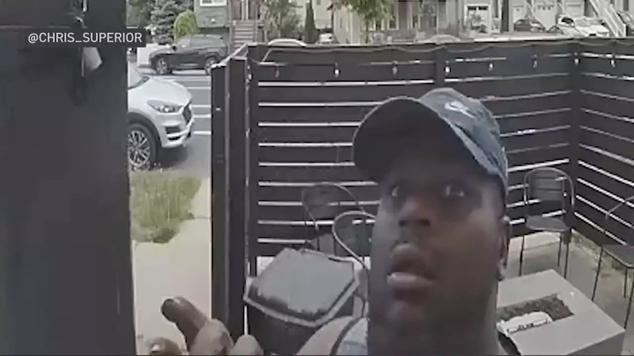 Staten Island homeowner sees burglar on doorbell cam, races home to catch him in act