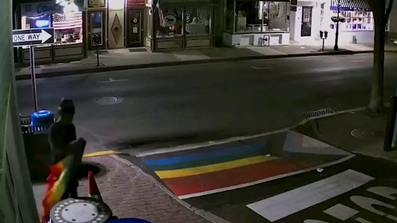 Doylestown candy shop says LGBTQ pride flag stolen two nights in a row