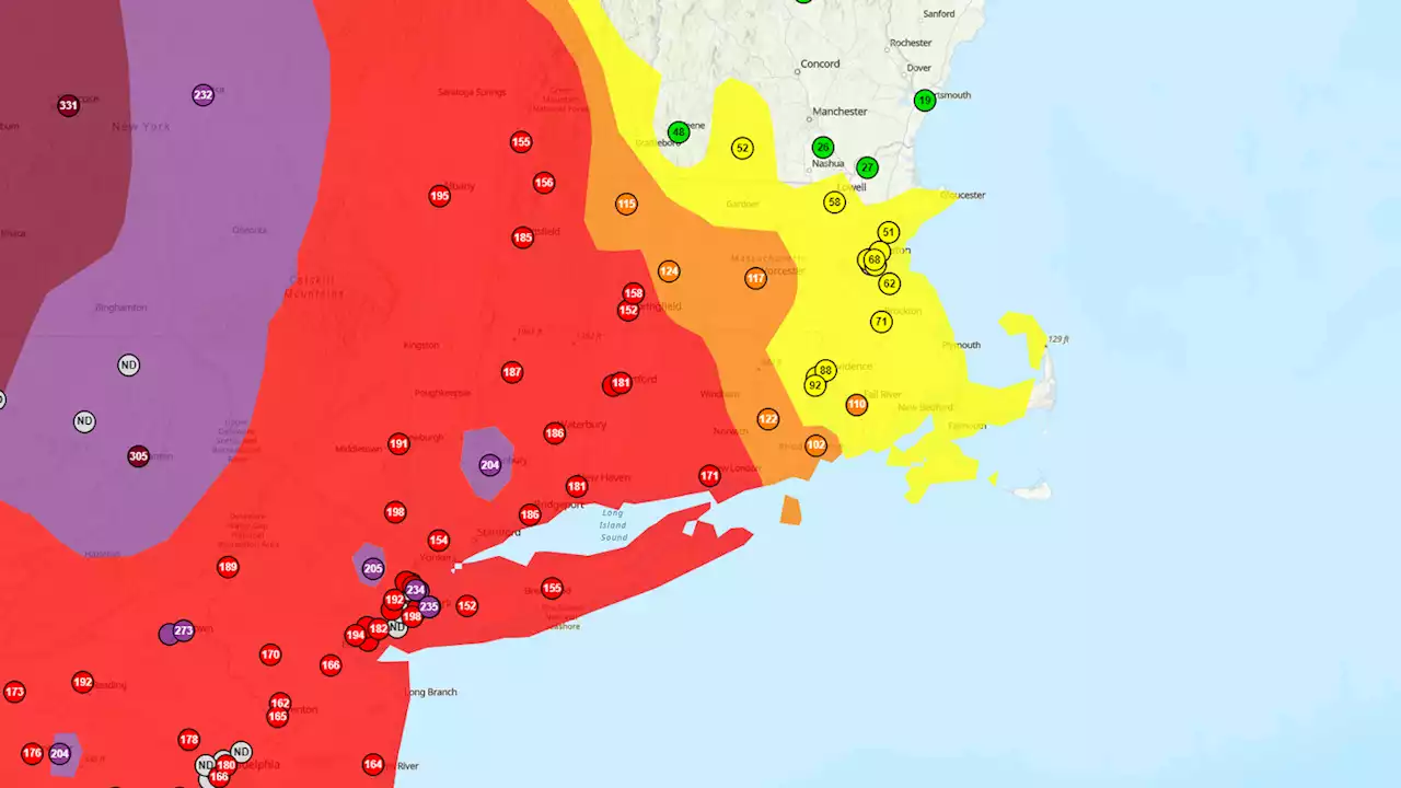 Air quality map: How much is smoke affecting your town?