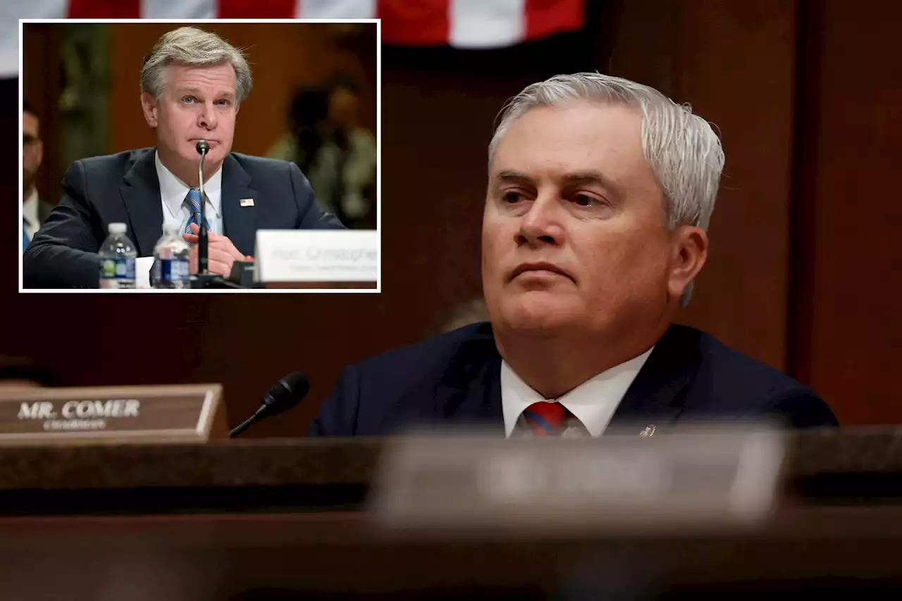 Comer to hold FBI chief Christopher Wray in contempt for refusing Biden subpoena