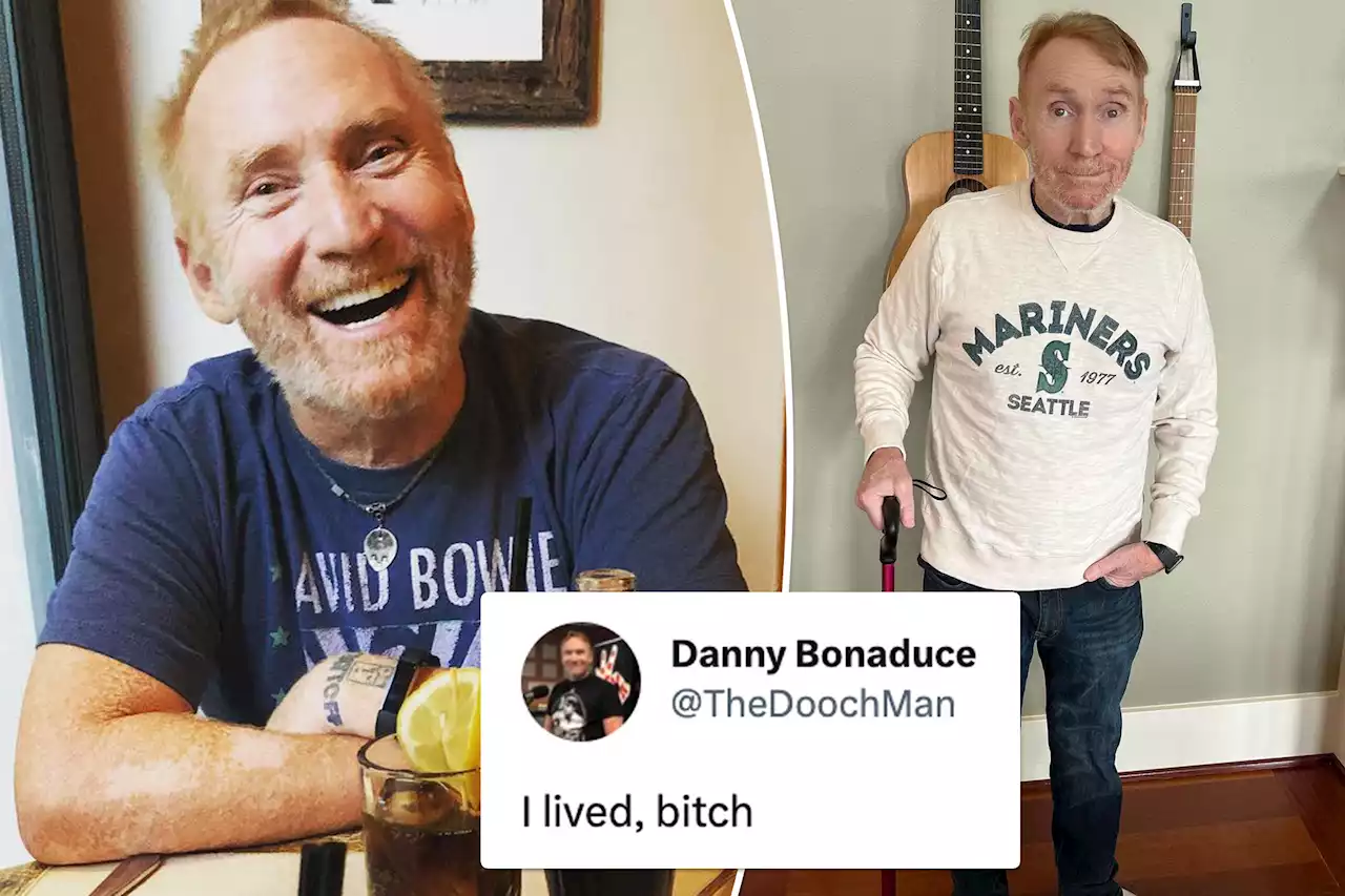 Danny Bonaduce cracks joke after brain surgery: ‘I lived, bitch’