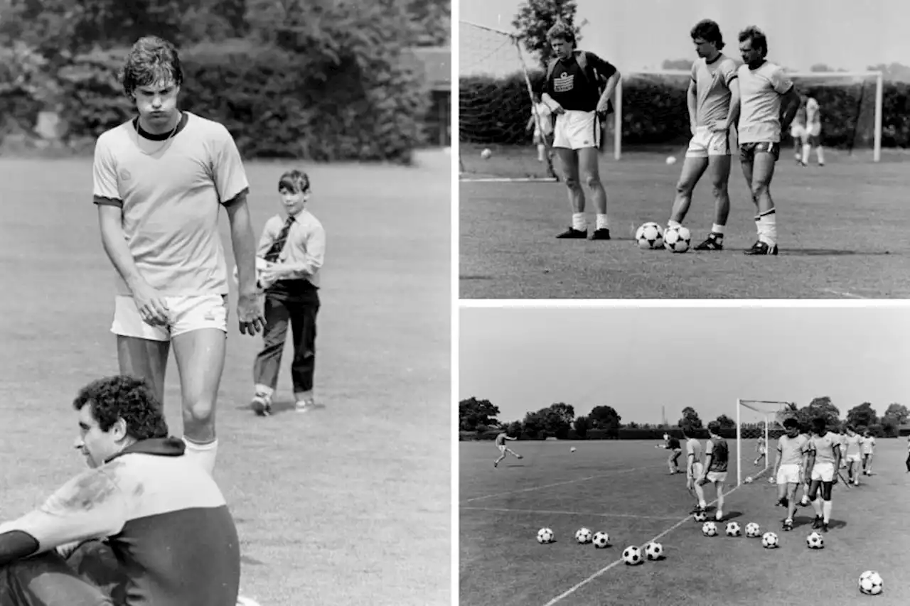 England icons Keegan, Hoddle and Wilkins snapped at London Colney