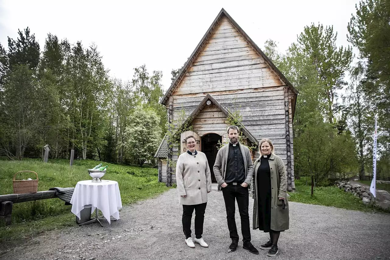 Jamtli kyrka höll öppet för drop in-vigsel