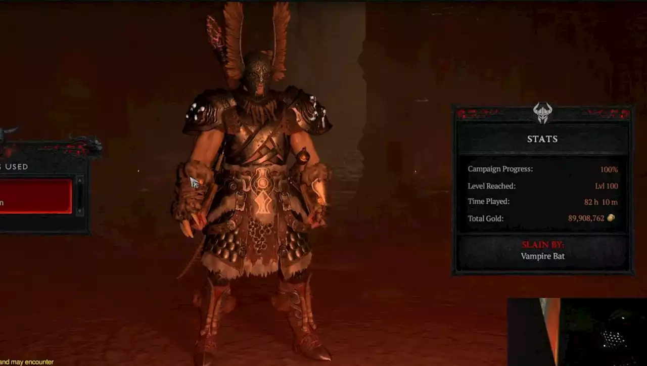 Diablo 4's first level 100 Hardcore character has died in the worst way possible