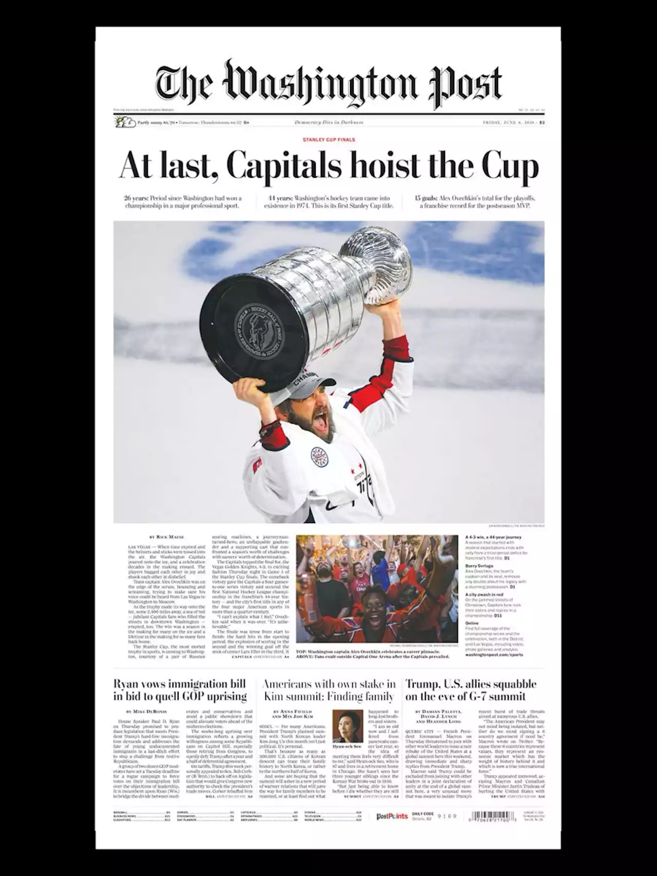 Five years ago, the Capitals won the Cup. Fans won’t forget the feeling.