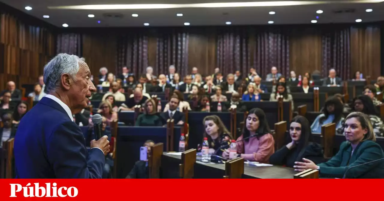 Marcelo lembra Costa como aluno brilhante, activo na política mas estudava pouco