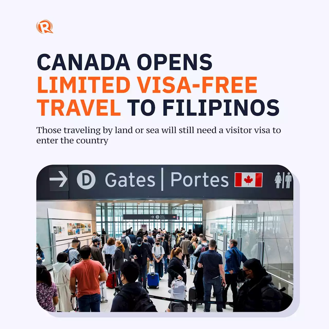 Canada opens limited visa-free travel to Filipinos