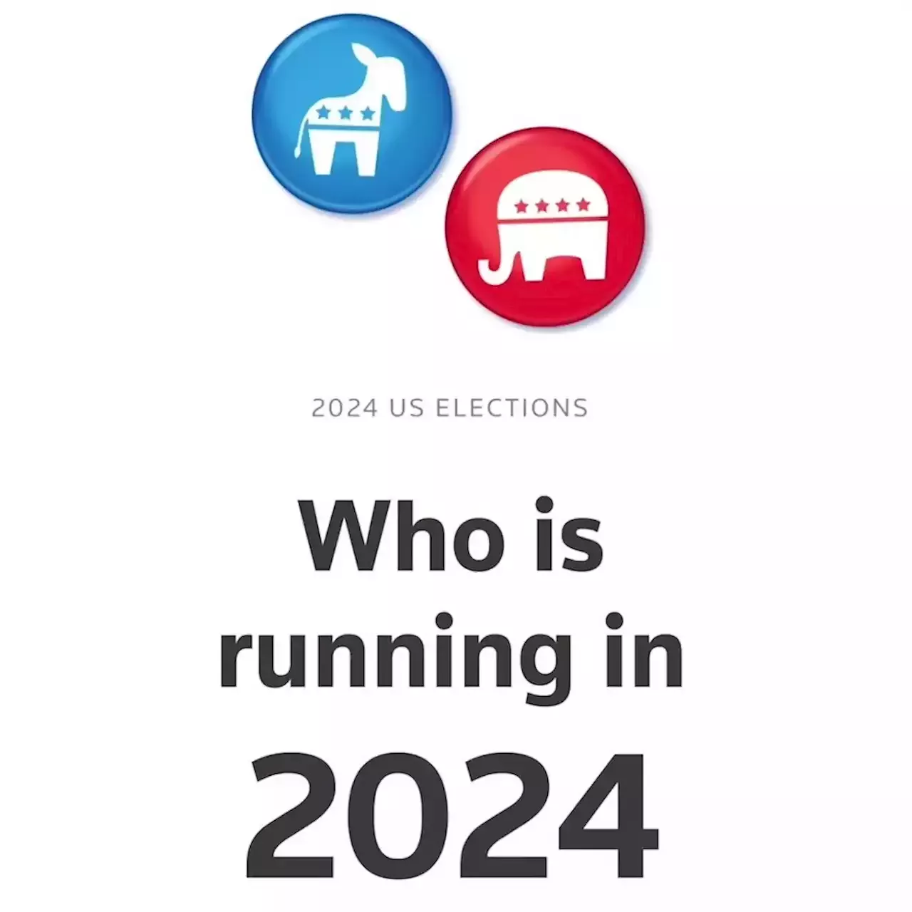 Who is running in the 2024 U.S. presidential primary elections?