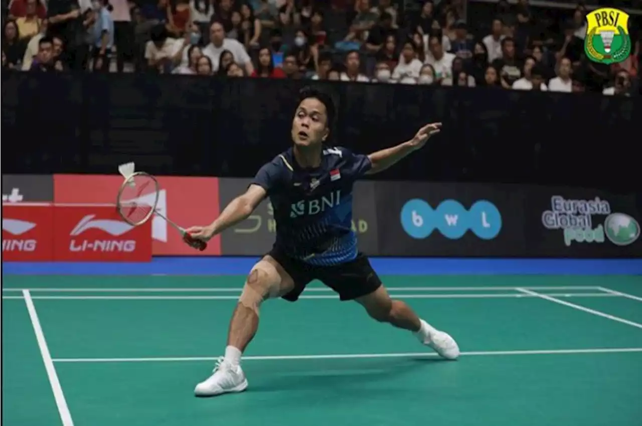 Anthony Sinisuka Ginting Tembus Babak Kedua Singapore Open 2023