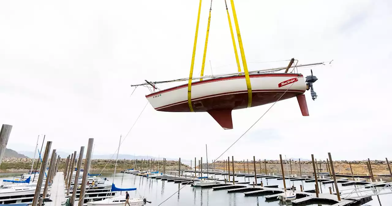 Great Salt Lake boaters return as water rises more than five feet