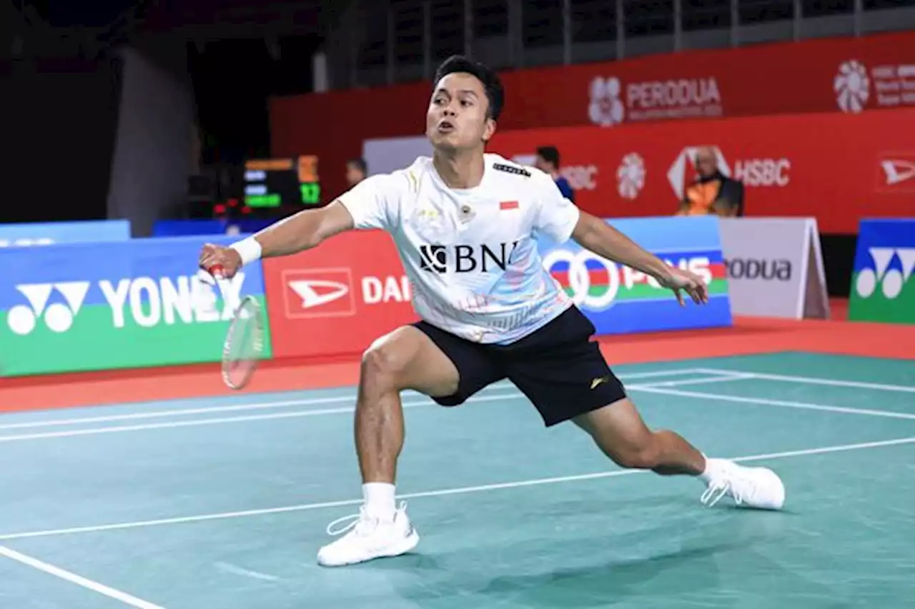 Anthony Ginting Lolos ke Babak 16 Besar Singapore Open 2023