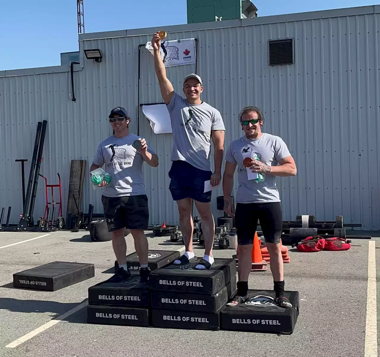 Garden River Strongman pulls Ford truck, wins first gold medal