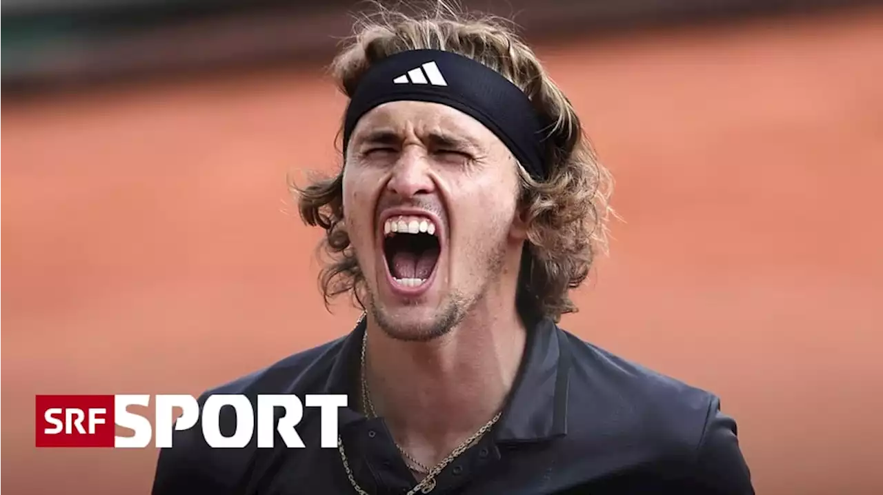 Viertelfinals der French Open - Zverev bezwingt zähen Etcheverry und steht im Halbfinal