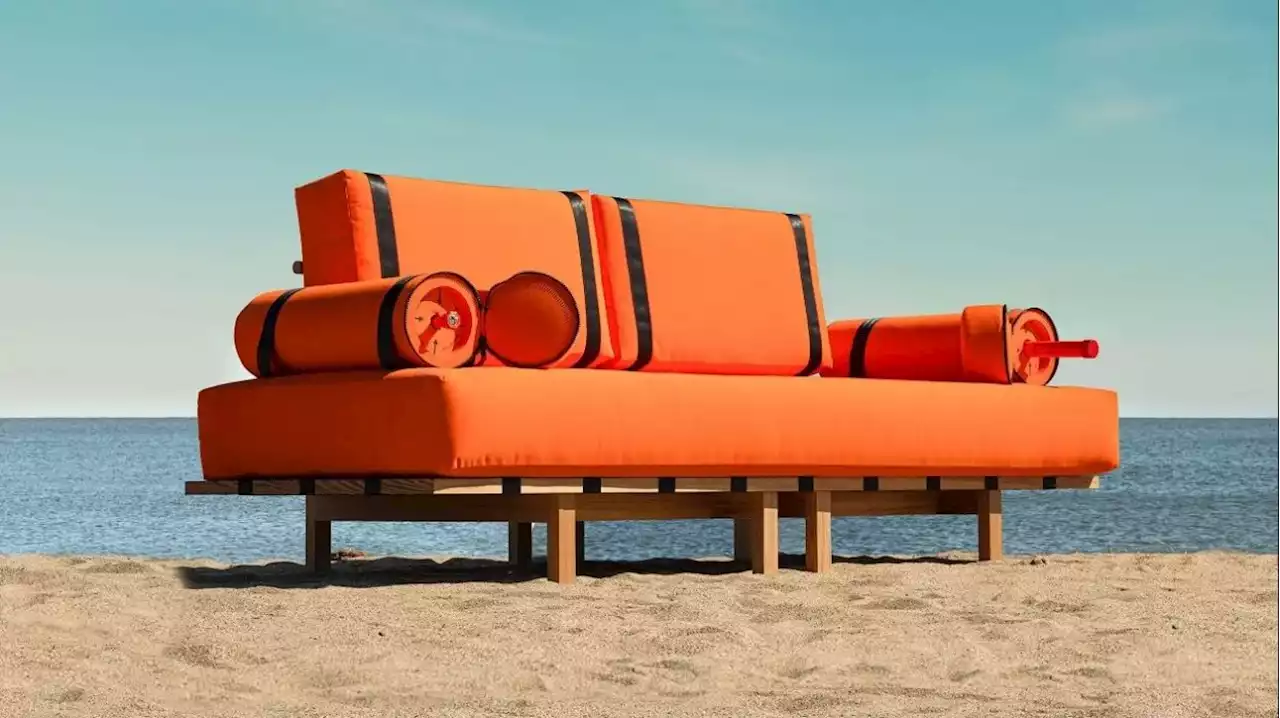 This sofa design aims to raise awareness about rising sea levels