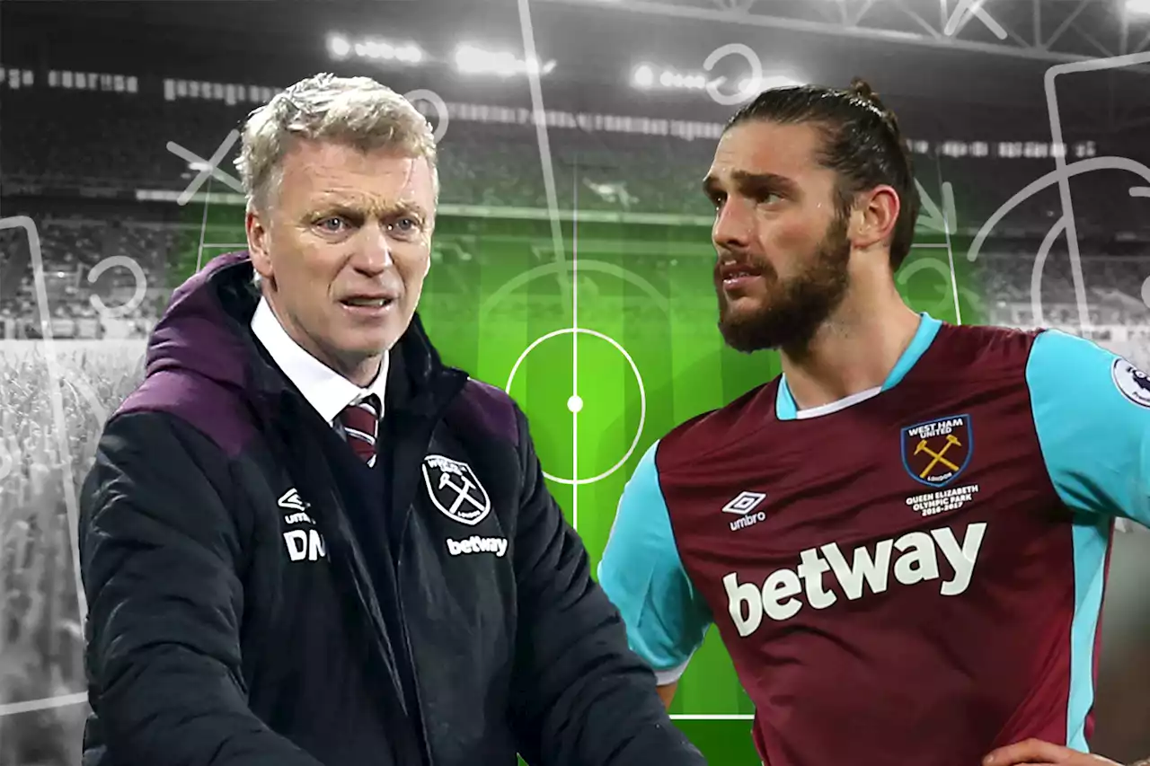 Moyes' first West Ham line-up included Carroll up top, Rice on bench and a maverick