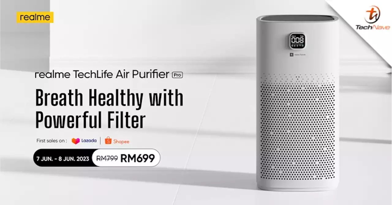 realme TechLife Air Purifier Pro Malaysia release - special launching promo at RM699 | TechNave