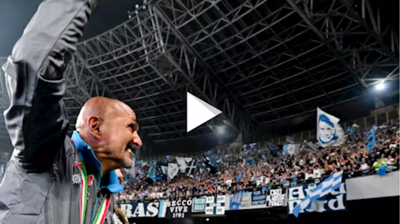 Gli ultras salutano Spalletti, per lui un dono speciale