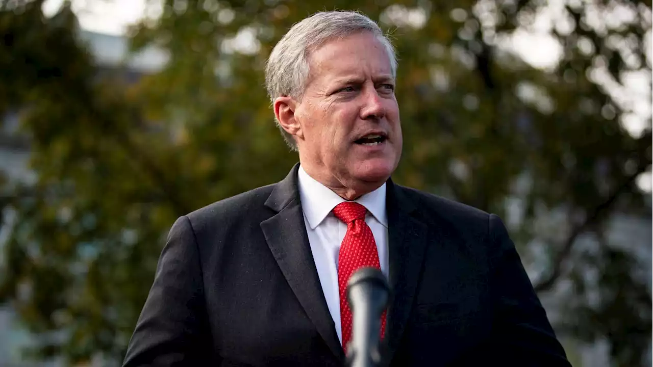 Mark Meadows Testified Before Grand Jury in Trump Probe: NYT