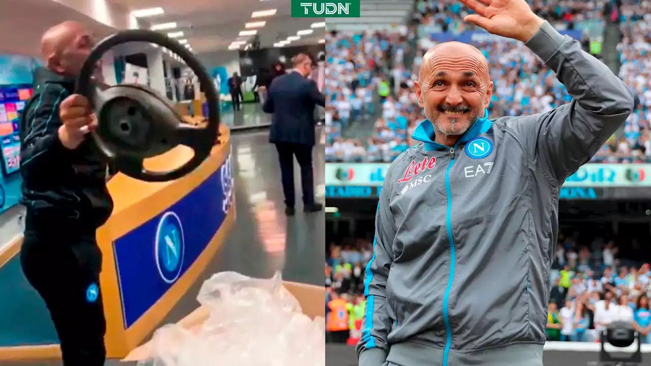 Ultras del Napoli devuelven objetos robados a Luciano Spalletti