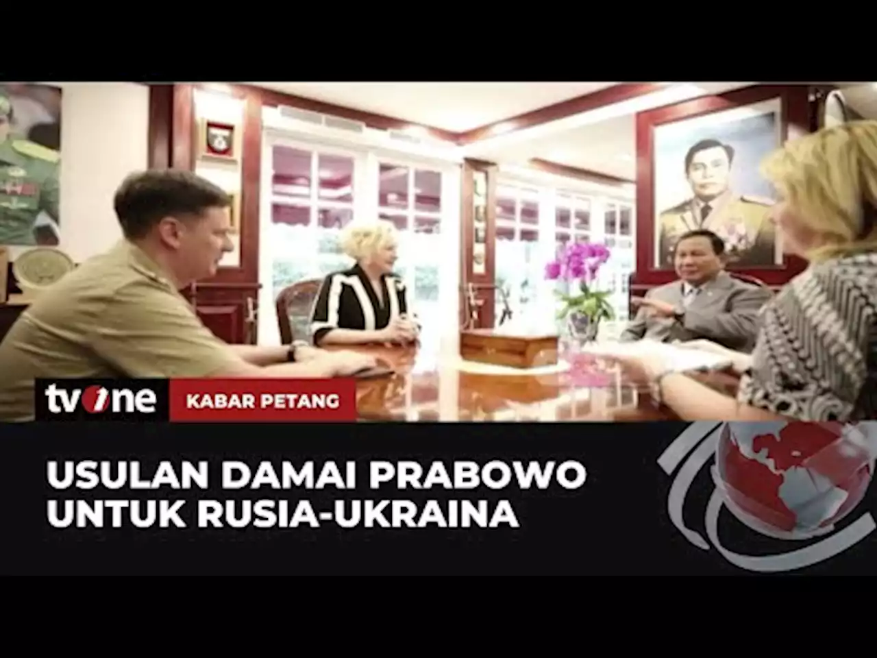 Menhan Prabowo Terima Kunjungan Dubes Rusia dan Usulkan Perdamaian - tvOne