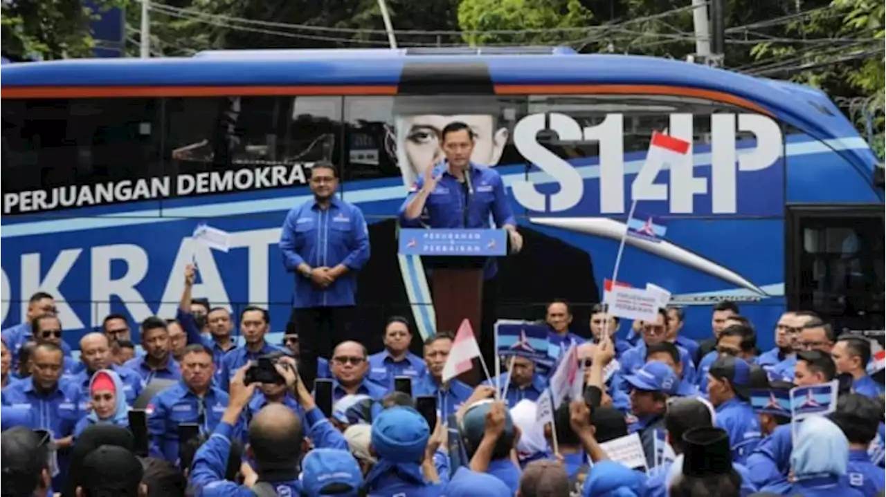 AHY Dibidik PDIP Jadi Cawapres Ganjar, Demokrat Kasih Jawaban Menohok