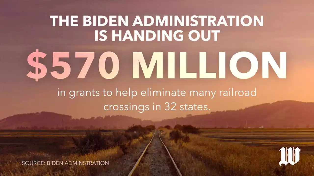 Dozens of dangerous rail crossings will be eliminated with $570 million in grants