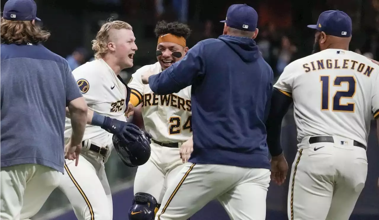 Joey Wiemer’s 10th-inning single lifts Brewers over Orioles 4-3