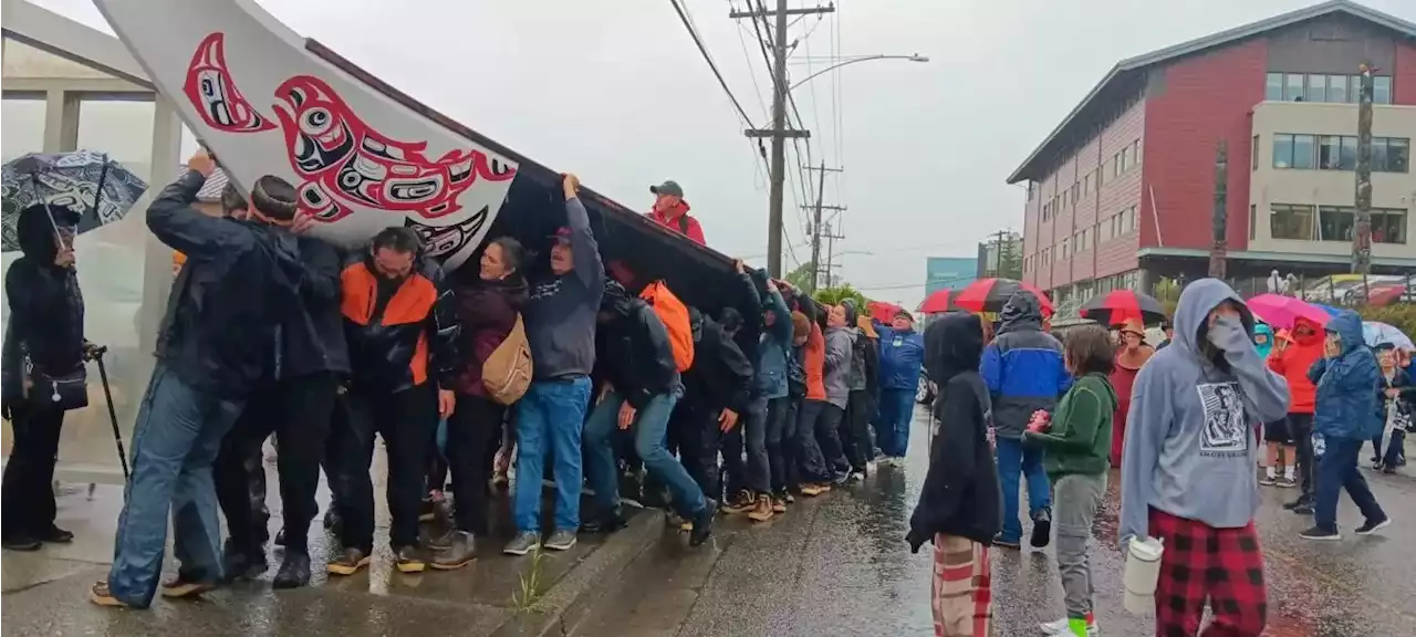 Ketchikan’s tribe holds awakening and launch for X’oots kuye’ik canoe