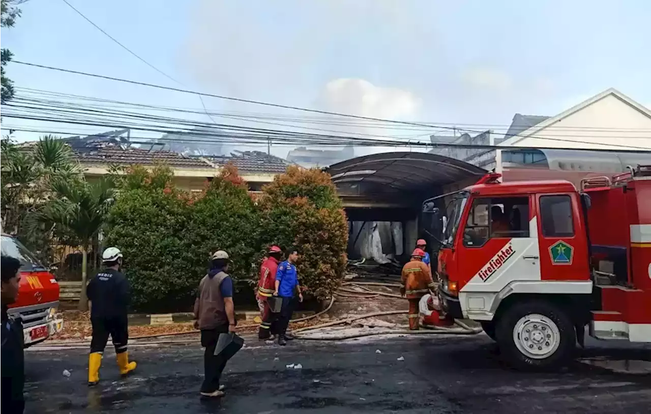 Gudang Springbed di Kota Malang Terbakar, 1 Orang Terluka