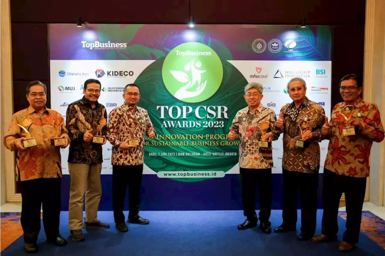 Membangun Keberlanjutan Bisnis dengan CSR, 7 Unit Usaha APP Sinar Mas Raih Level Tinggi Top CSR Award 2023