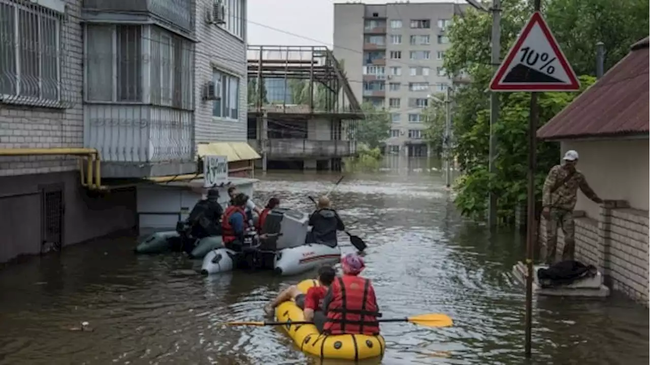 First flood-related deaths from Ukraine dam break reported in Russian-controlled area | CBC News