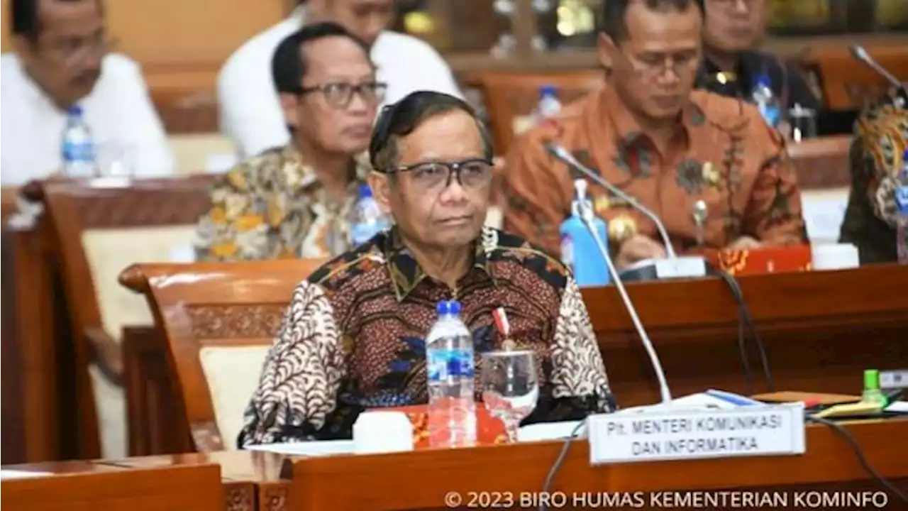 Mahfud Bantah Sri Mulyani Soal Data Tersangka Kasus Rp349 T