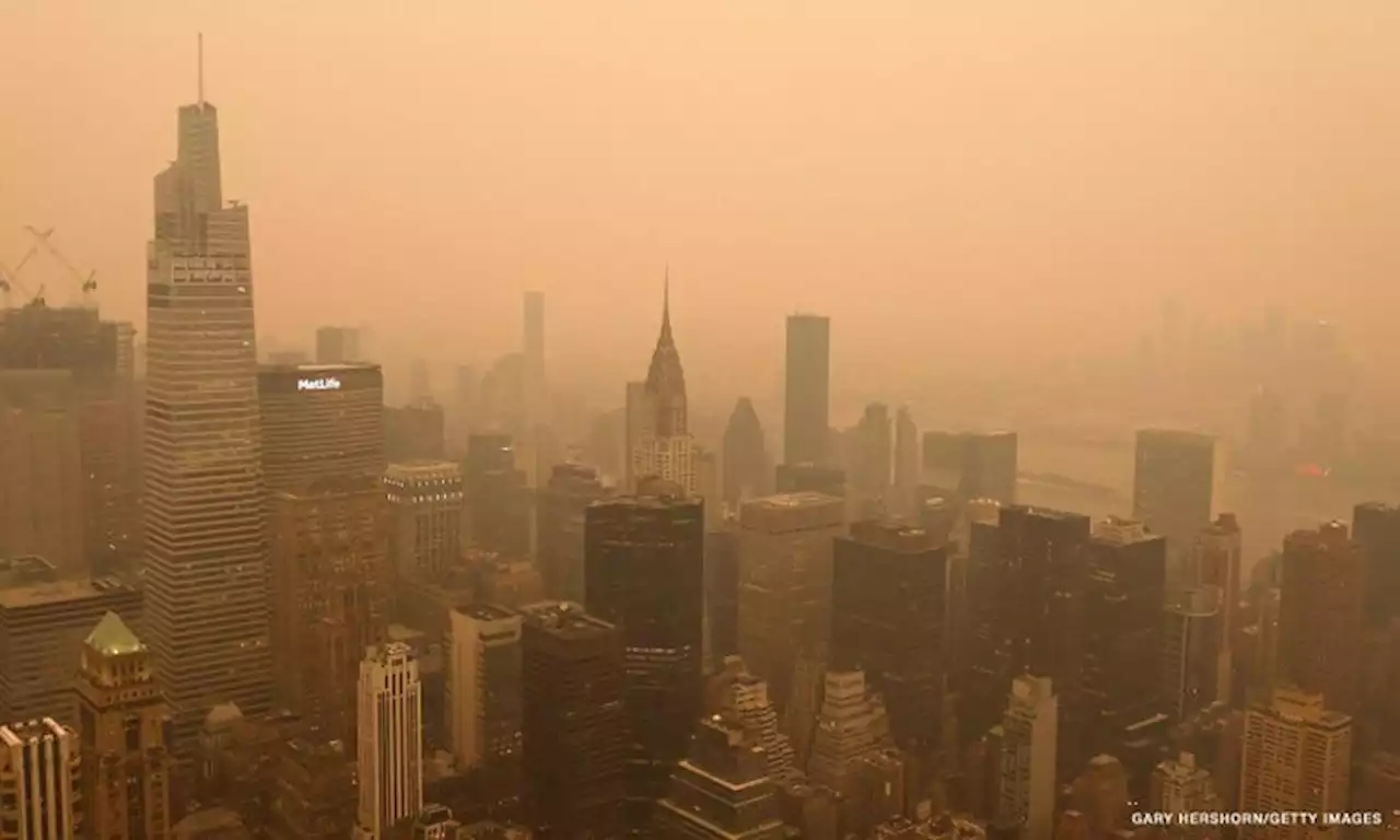 Intense smoke fills NYC and forces a ‘code red’ in Philadelphia as millions from the East Coast to Canada suffer from Quebec’s wildfires