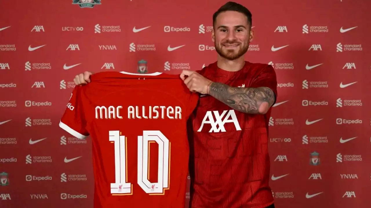 Ya es oficial: así fue la presentación de Alexis Mac Allister en Liverpool