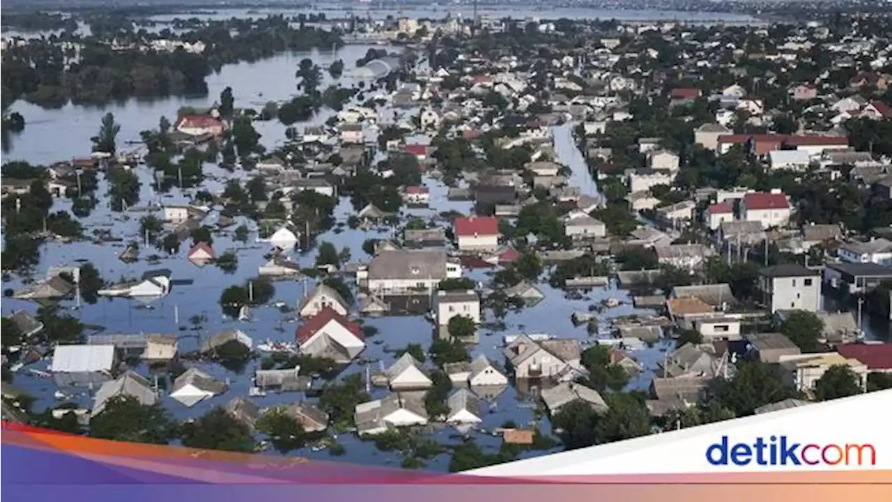 Bendungan Jebol Picu Banjir, Zelensky Kecewa Kurangnya Bantuan PBB