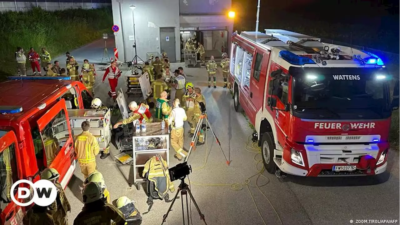 Brand in Tiroler Bahntunnel löst Großalarm aus – DW – 08.06.2023