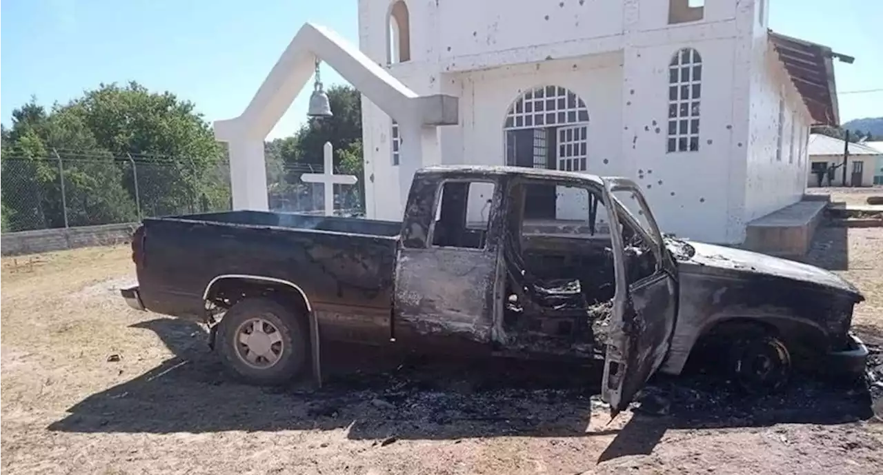 Identifican cuerpo abandonado tras balacera en iglesia en Guachochi, Chihuahua