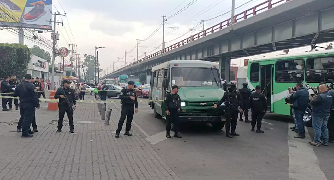 Matan a balazos a mujer a bordo de microbús en Calzada Ermita Iztapalapa | El Universal