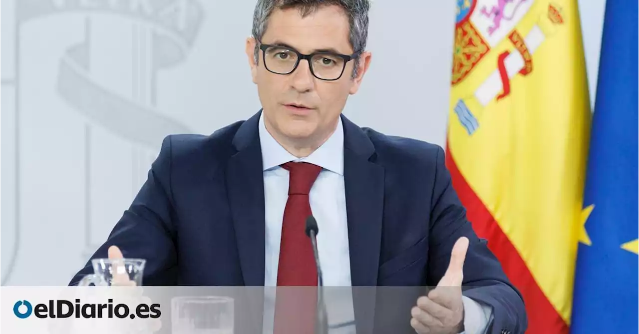 El PP denuncia a Bolaños por sus palabras sobre Feijóo en la rueda de prensa del Consejo de Ministros