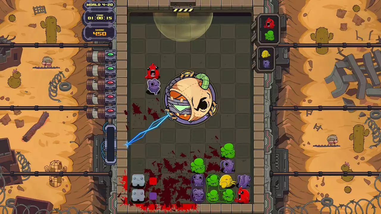 Super Meat Boy match-4 puzzler Mean Meat Machine launches later this month