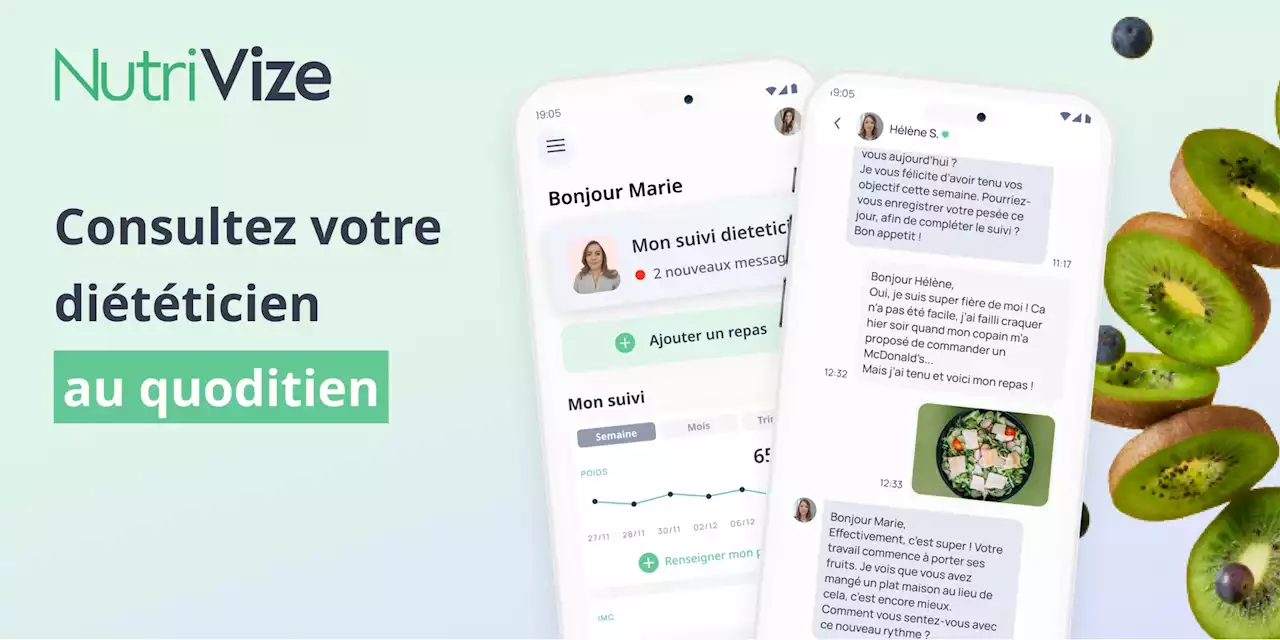 Alexandre Chombeau lance l'application diététique NutriVize