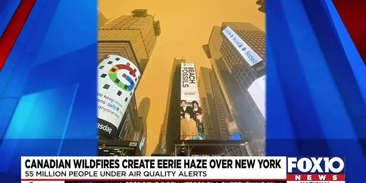 Saraland native talks about startling orange haze over New York City