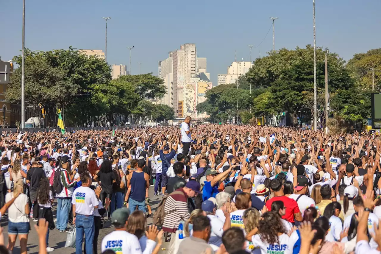 Marcha para Jesus toma as ruas de São Paulo neste feriado de Corpus Christi