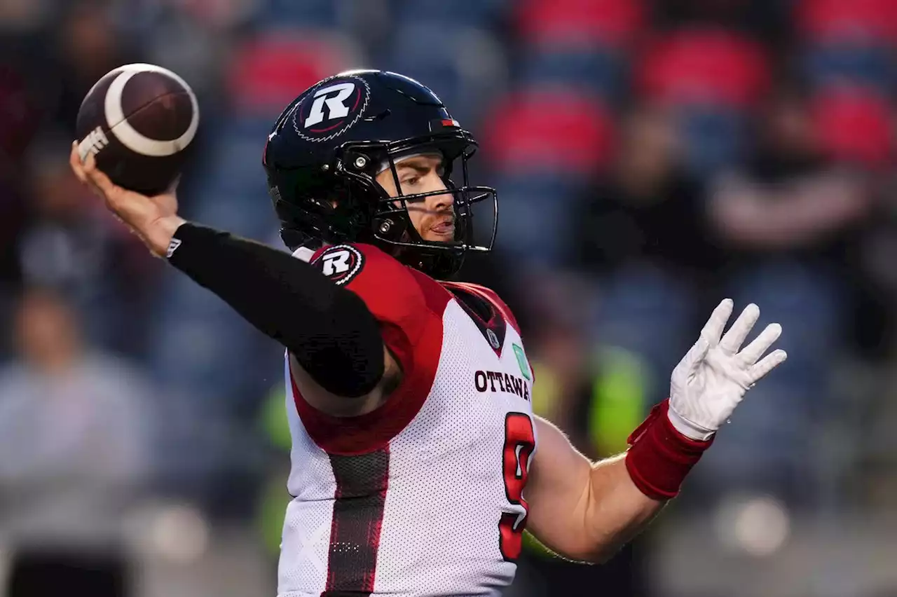 Veteran Nick Arbuckle set to start Redblacks season-opening game